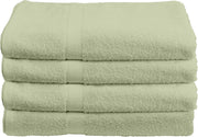 Hotel Linen Klub 4-Piece Hand Towel Set - Premium Cotton Terry, Luxurious Ringspun, 480 GSM Highly Absorbent and Quick Dry for Spa-Like Comfort, Size: 40 x 70 cm, Gray