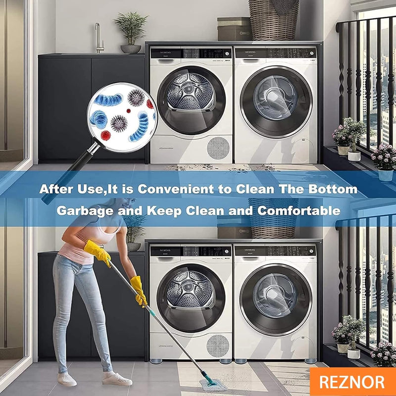 Reznor Anti Vibration Pads for Washing Machine, 4 pcs Shock Washing Machine Non Slip Base Foot Pads, Noise Cancelling Mat for Washer and Dryer Machine