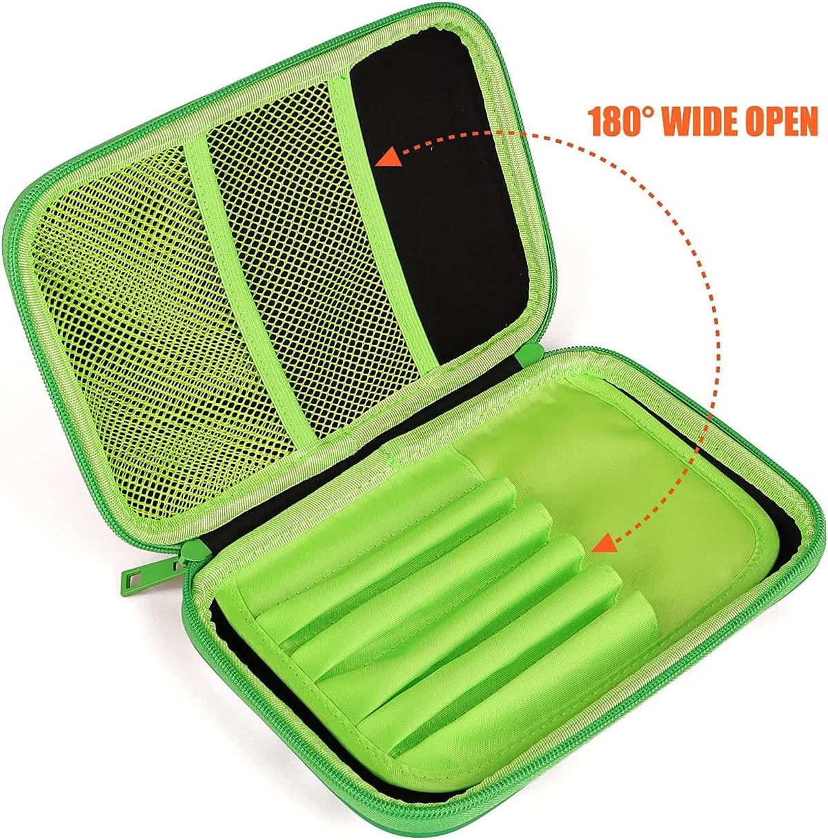 School Boys Pencil Bag Pen Case with Compartments - Large Capacity Students Stationery Pouch with Zipper Closure - Cute Accessories Storage Box Organizer for Kids Girls Toddlers – image 3