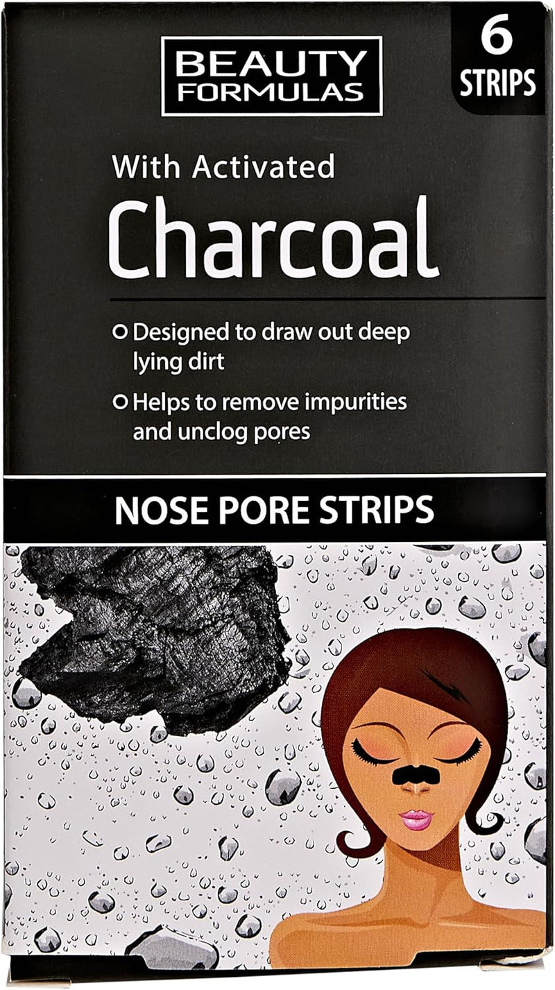 Beauty Formulas Nose Pore Strips with Activated Charcoal
