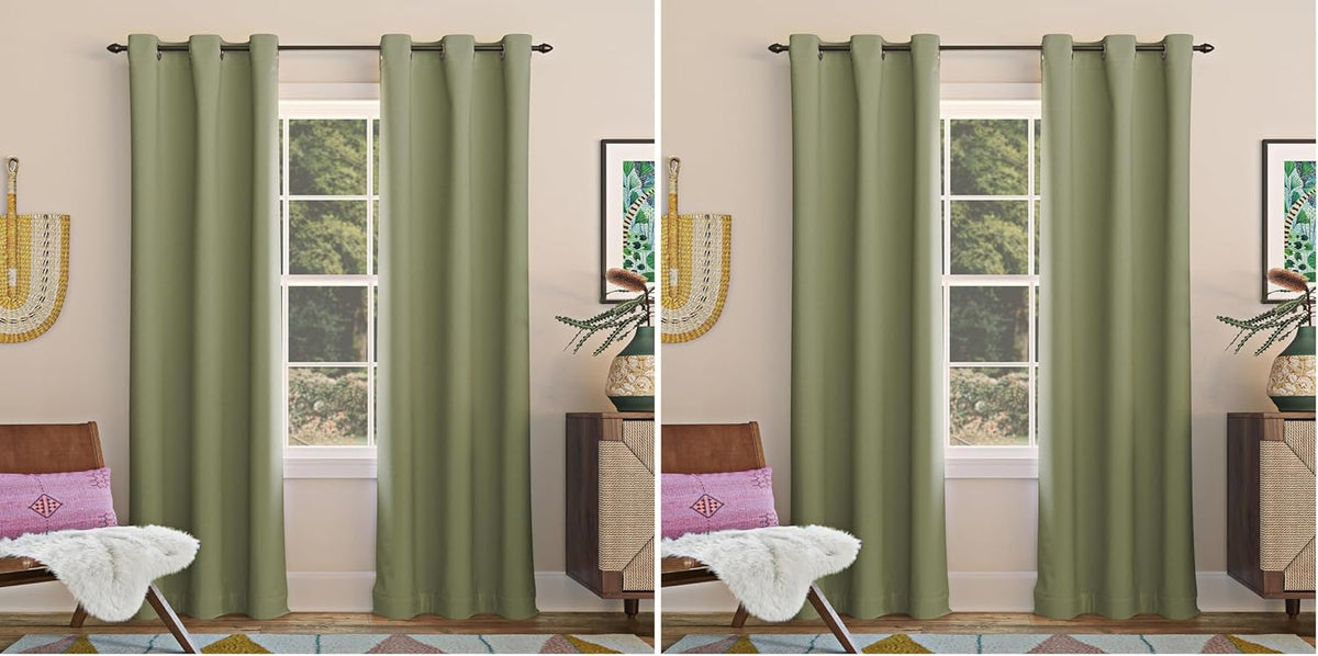 Sun Zero Easton Blackout Energy Efficient Grommet Curtain Panel, Pearl , 40" x 120" , 57796 – image 10