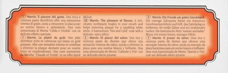 Marvis Whitening Mint Toothpaste With Xylitol 85ml/4.4oz