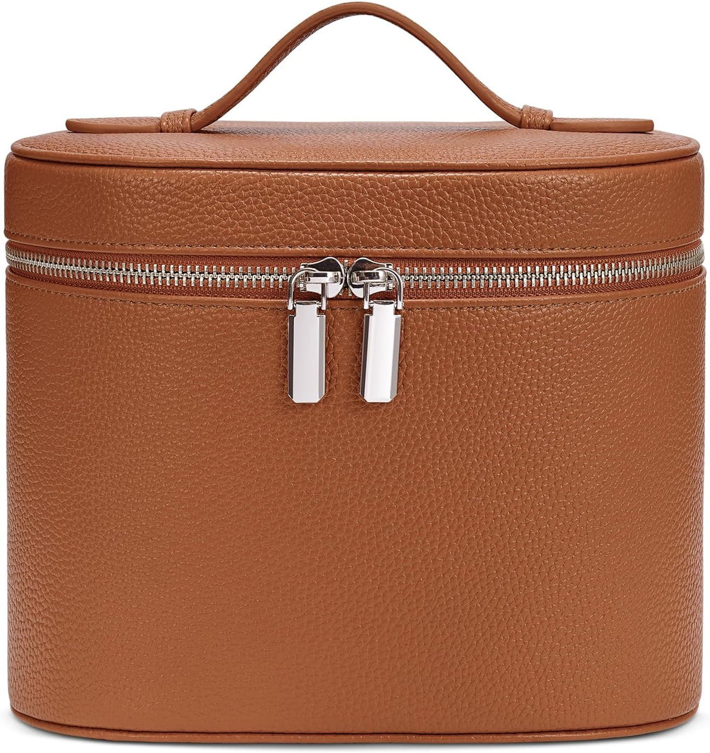 Makeup Bag Travel Makeup Bag with Compartments and Handle Portable Toiletry Bag for Women