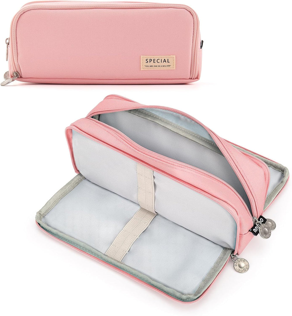 Large 3-Tier Compartment Pencil Case - Portable Multifunctional Storage Suitable for Students, Children, Adults, Girls, Boys