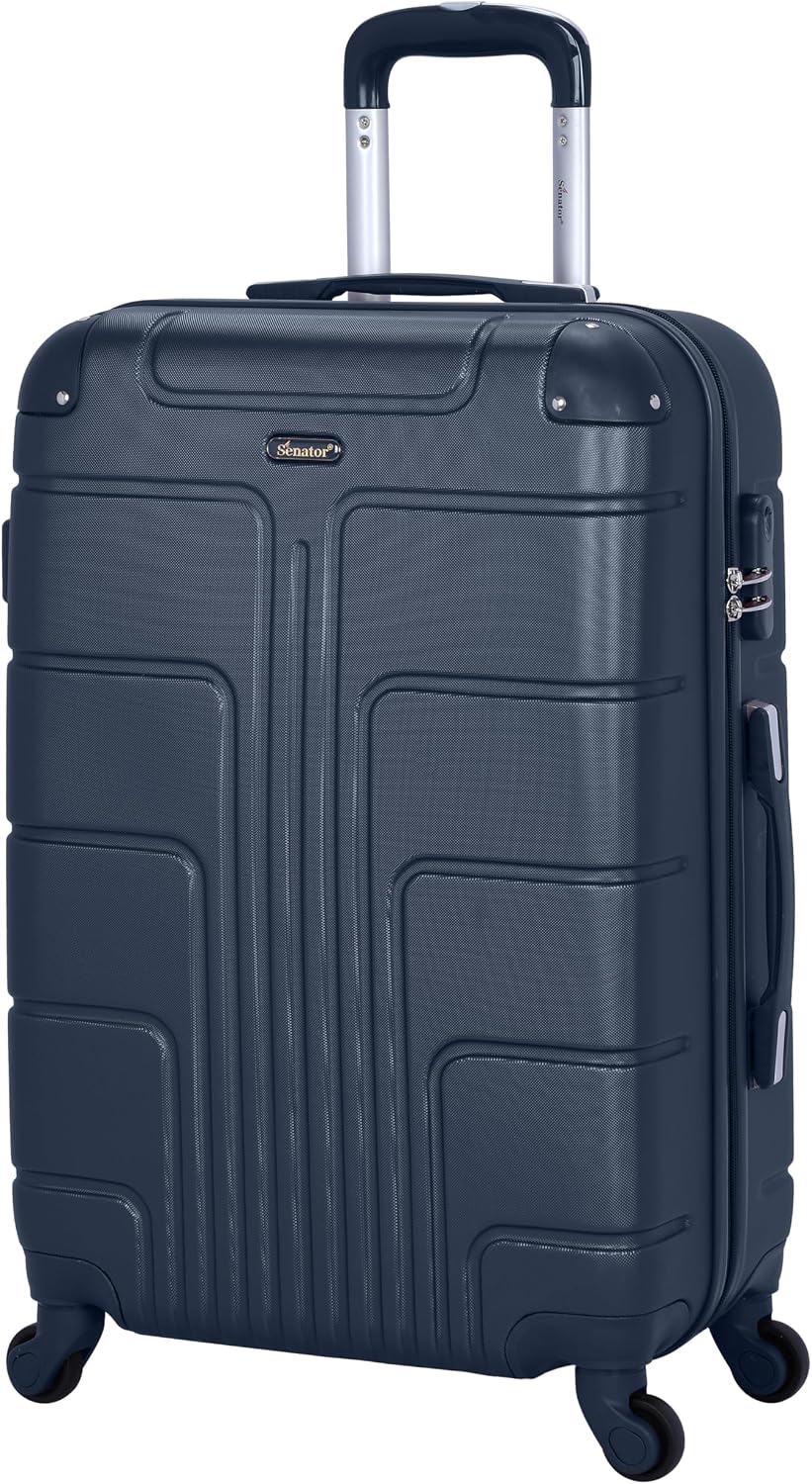 Lightweight Luggage Checked Bag- 24 Inches Hardshell Suitcase Spinner Luggage for Travel A1012 ABS Medium Size Luggage with Spinner Wheels 4 (Checked Luggage 24-Inch, Black) – image 6