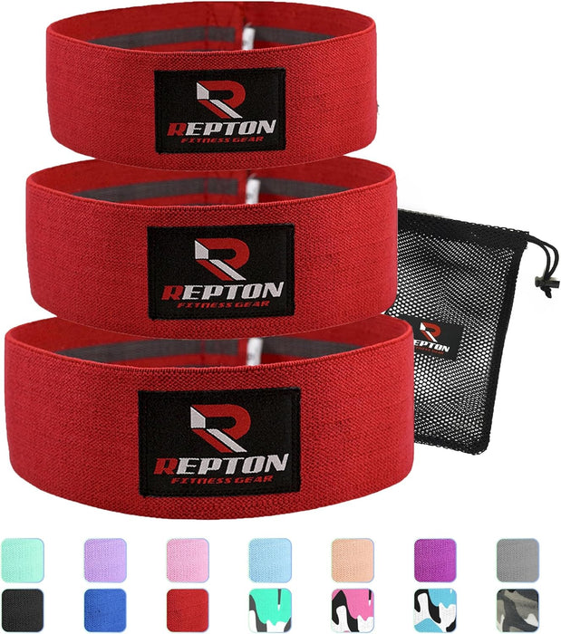 3 Sets Resistance Bands | Glutes, Hips and Legs Exercise Band | Ideal for Home Gym Fitness, Yoga, Pilates & Workout | Women and Men Non-Slip Booty Band | Physio Resistant Loop
