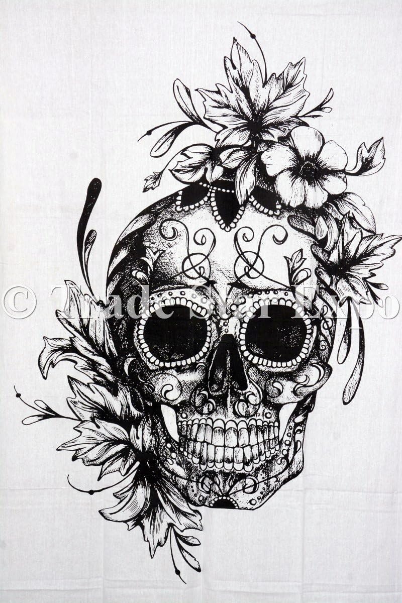 Trade Star Mandala bedsheet Indian Bedsheet Large Table Cloth Picnic Mat Bohemian Wall Hanging Bedcover Long Bedspread Vertical Wall Hanging Wall Background Sheet Wall Tapestry (Pattern 17)