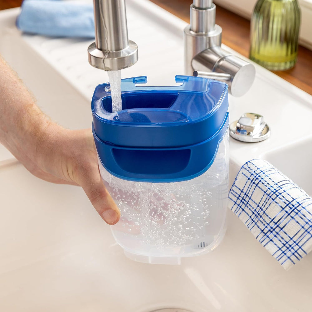 H2PrO Floor Mop 100% Separation of Fresh and Dirty Water Water-Saving Design One-Handed Operation Compact Storage Ergonomic Handle Microfibre Comfort Pack