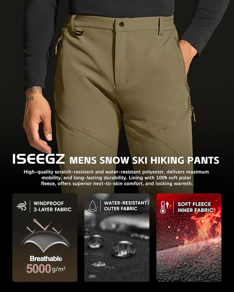 ISEEGZ mens Cm-skpl02 Hiking Pants