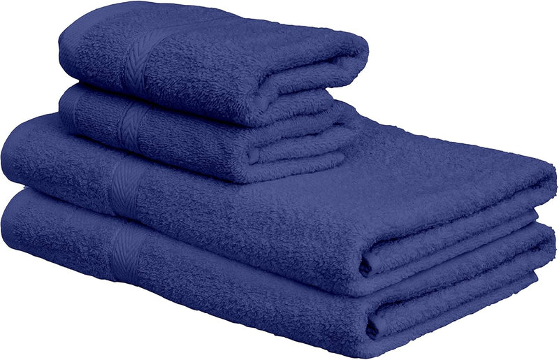 Hotel Linen Klub 4-Piece Hand Towel Set - Premium Cotton Terry, Luxurious Ringspun, 480 GSM Highly Absorbent and Quick Dry for Spa-Like Comfort, Size: 40 x 70 cm, Gray