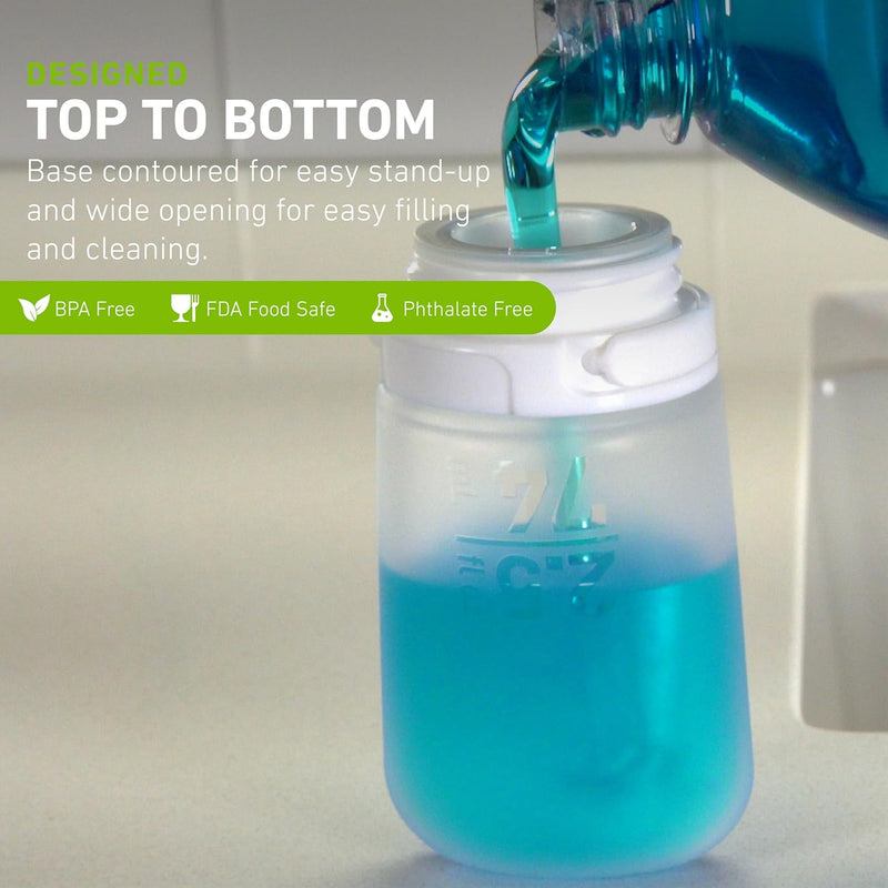 humangear GoToob, Small Parent, Humangear Gotoob+ Silicone Travel Bottle With Locking Cap, Small (1.7oz)