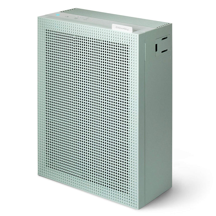 COWAY Air Purifier for Large Home Bedroom 1,035ft², Long-life 3-in-1 Filter, GreenHEPA, Air Quality Monitor, Auto Mode, Removes 99.99% Pet, Dust, Odours, Allergies, Quiet 20db sleep mode, AM-150 Green
