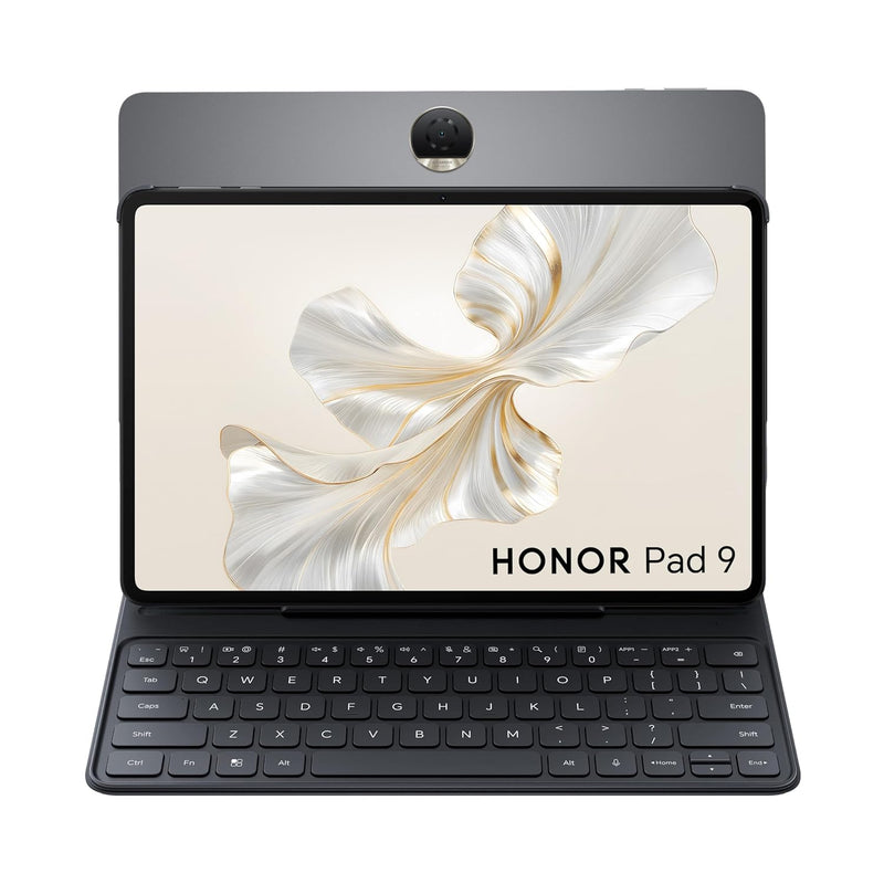 Honor Pad 9, 8GB RAM, 256GB ROM, Wi-Fi Tablet, 12.1 Inch Size, Space Grey Bundle With Honor Smart Bluetooth Keyboard Case - Middle East Version