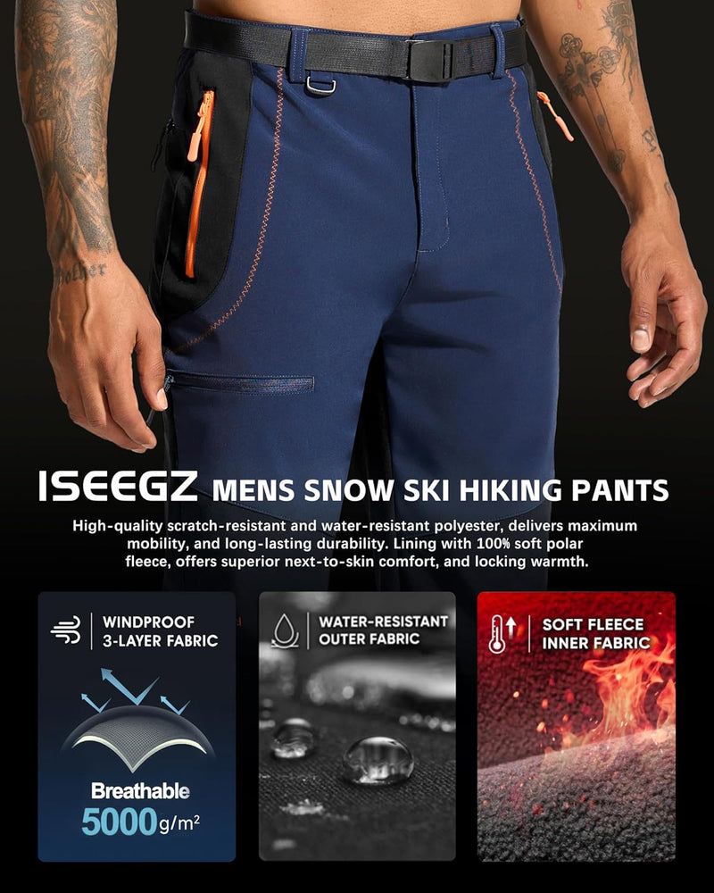 ISEEGZ mens Cm-skpl01 Hiking Pants