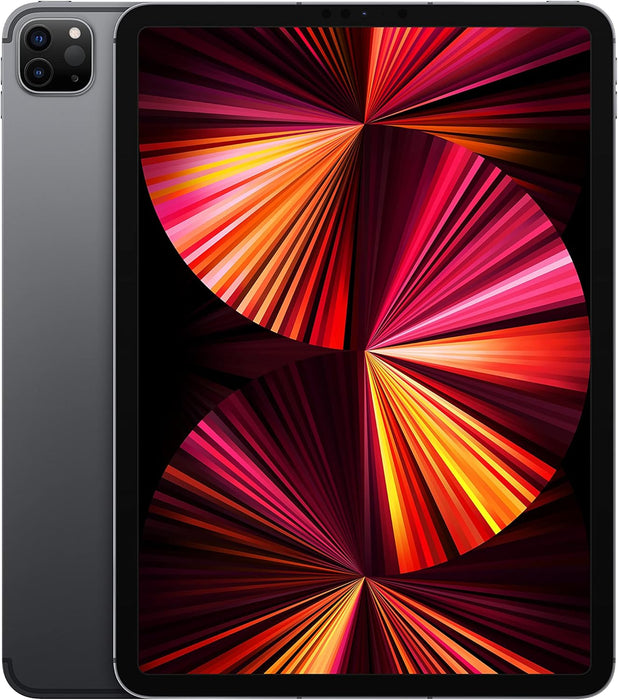Apple (Refurbished) 2021 iPad Pro (11-inch, Wi-Fi + Cellular, 256GB) - Space Grey (3rd Generation)