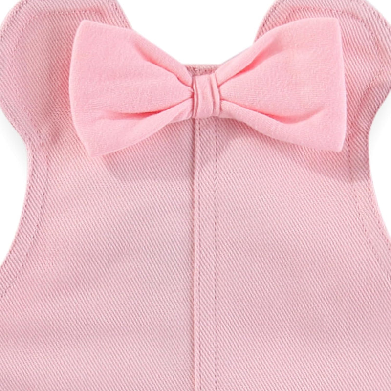 Disney Minnie Mouse Baby Girls Twill Jumper Dress and Jersey Top for Infants