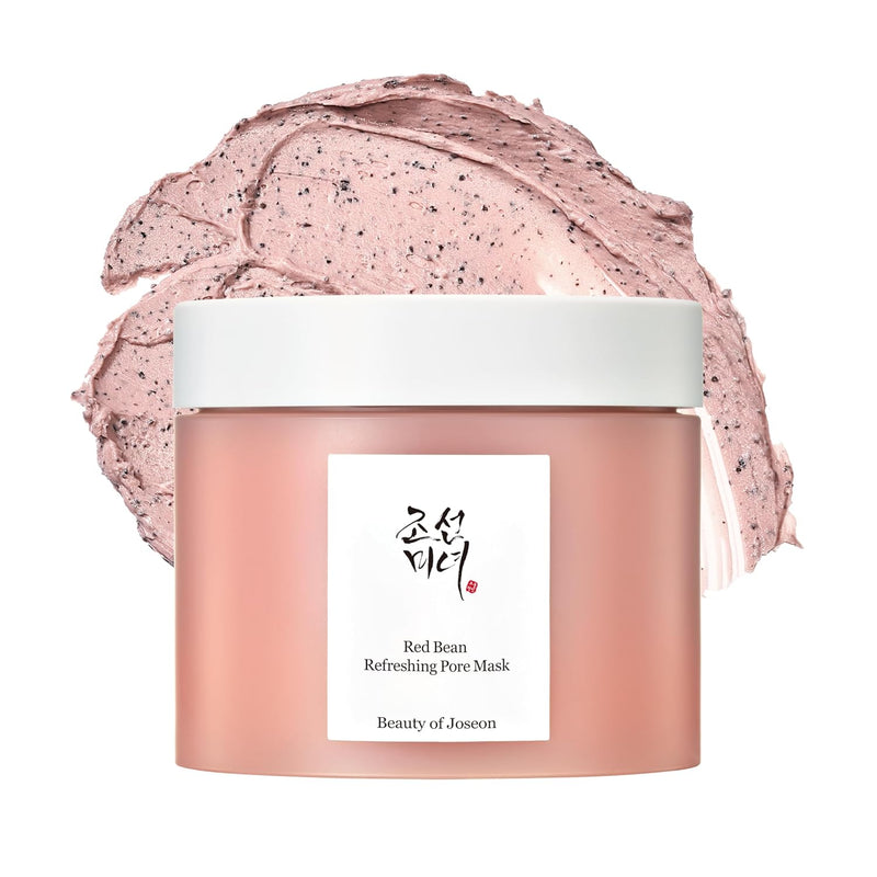 Beauty of Joseon Red Bean Pore Refreshing Mask Mud Cream Hydrating Wash Off Pack, Pore Cleansing Exfoliator, Korean Skin Care for Men and Women 140ml