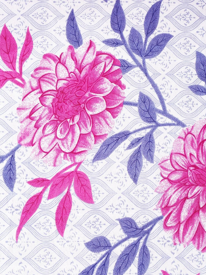 Fashion String 144TC Nature Embrace Lush Green Single Bedsheet with 1 Pillow Cover