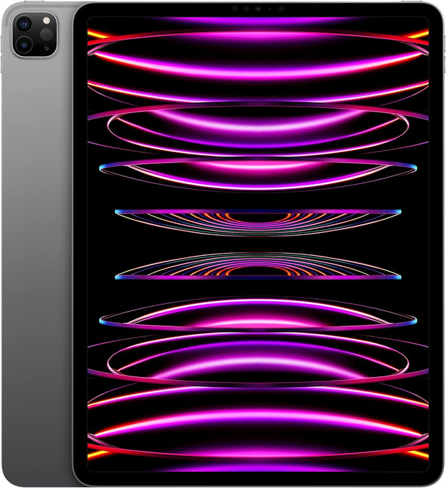 Apple (Refurbished) 2022 12.9-inch iPad Pro (Wi-Fi + Cellular, 256GB) - Space Gray (6th generation)