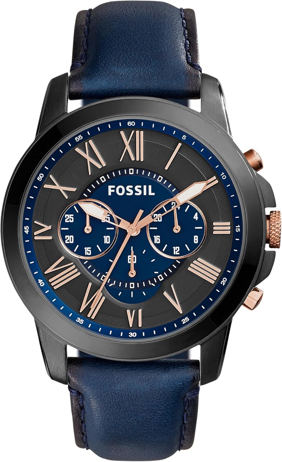 Leather Mens Quartz Watch β image 5