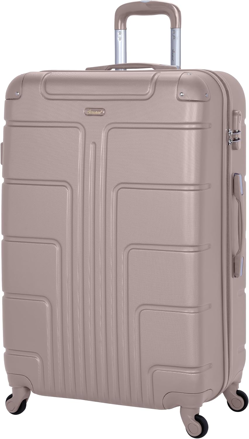 Lightweight Luggage Checked Bag- 24 Inches Hardshell Suitcase Spinner Luggage for Travel A1012 ABS Medium Size Luggage with Spinner Wheels 4 (Checked Luggage 24-Inch, Black) – image 10