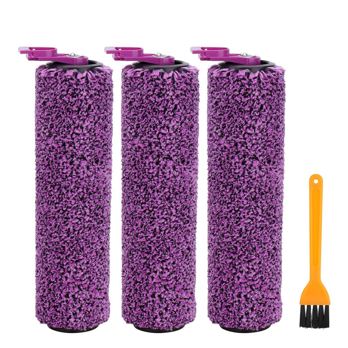 SD201 Brush Roller for Shark Steam Pickup 3-in-1 Steam Mop SD200/SD201/SD201C/SD201Q/SD205 Vacuum Cleaner, 3 Brush Roll, 1 Cleaning Tool Replacement Parts Accessories Kit