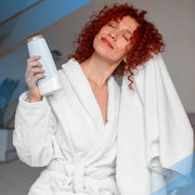 Infinitee Xclusives Premium Cotton Bath Towels Set of 2 (70 x 140 cm) Soft, Highly Absorbent, Quick Dry Towels - Perfect Towels for Bathroom, Gym, Spa & Hotel (Brilliant White)