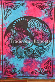 Trade Star Mandala bedsheet Indian Bedsheet Large Table Cloth Picnic Mat Bohemian Wall Hanging Bedcover Long Bedspread Vertical Wall Hanging Wall Background Sheet Wall Tapestry (Pattern 17)