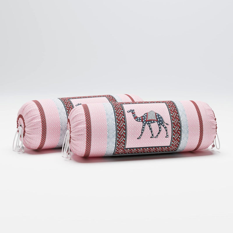 BLOCKS OF INDIA 200TC Diwan Set Cotton 8 Piece | Deewan Printed Bedsheet Sets for Living Room Hall (Set of 8 Piece, 1-Bed Sheet | 2-Bolster Cover | 5-Cushion Cover (Color 25)