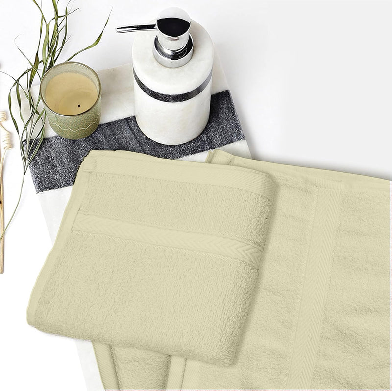 Hotel Linen Klub 4-Piece Hand Towel Set - Premium Cotton Terry, Luxurious Ringspun, 480 GSM Highly Absorbent and Quick Dry for Spa-Like Comfort, Size: 40 x 70 cm, Gray