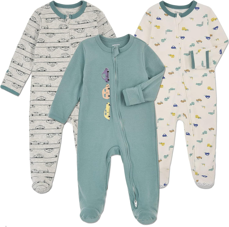 Aablexema Unisex Baby Baby Footie Pjs baby footie pjs