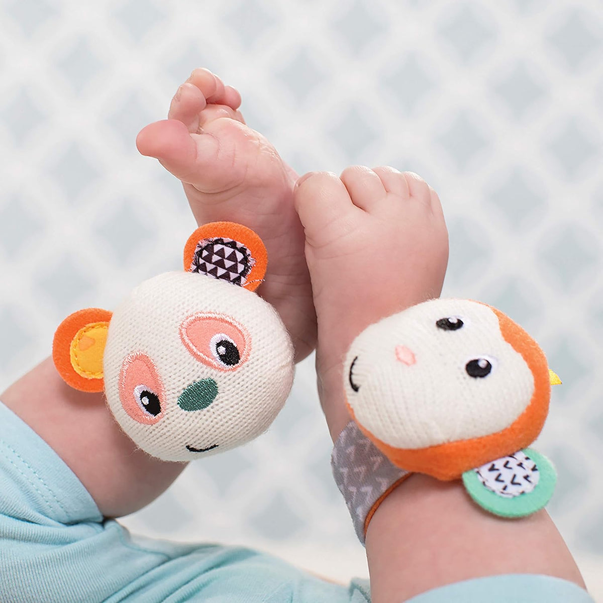 Infantino - Wrist Rattles - Monkeypanda – image 5