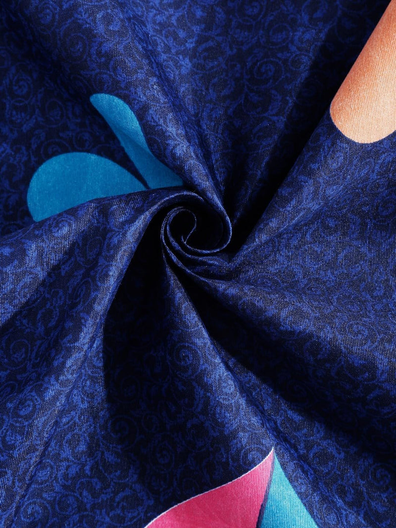 Fashion String 144TC Nature Embrace Lush Green Single Bedsheet with 1 Pillow Cover