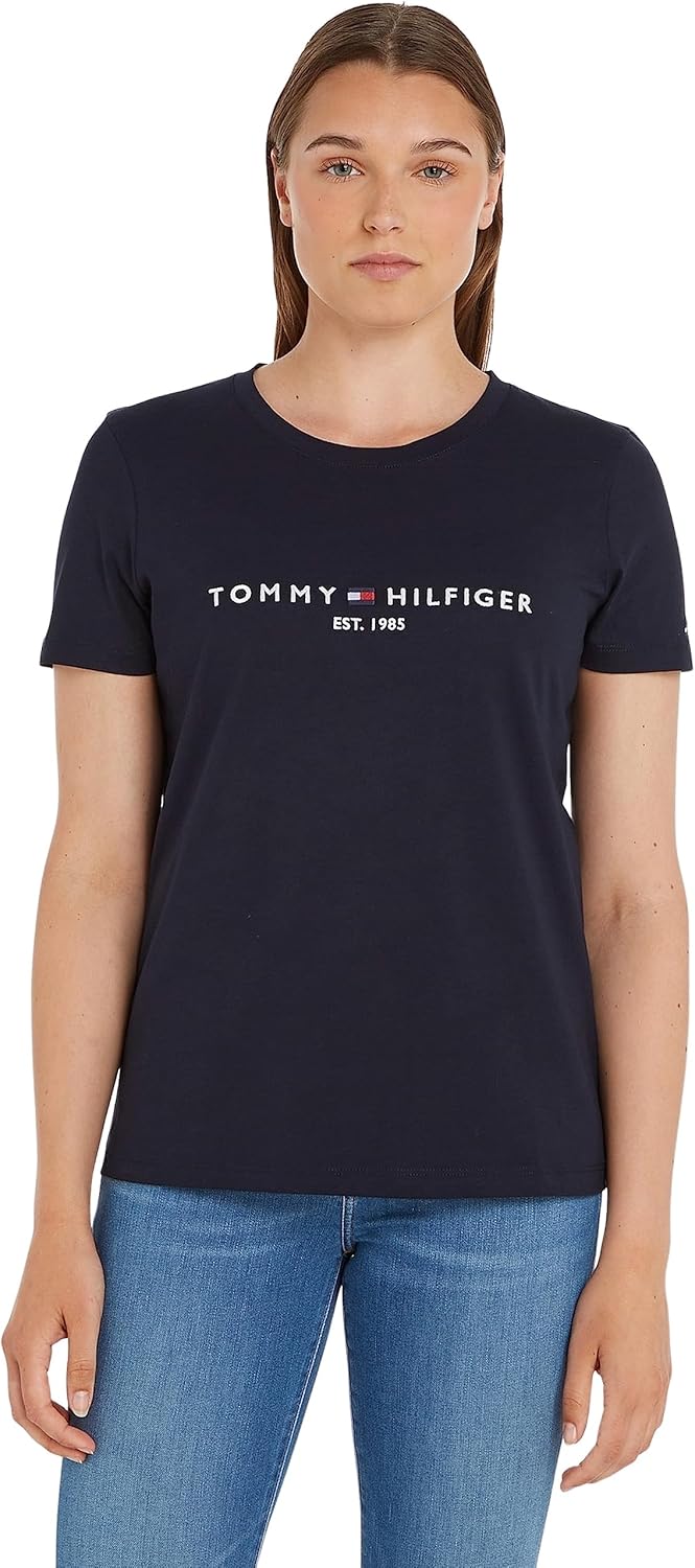 womens Heritage Hilfiger C-nk Reg Tee T-Shirt – image 1