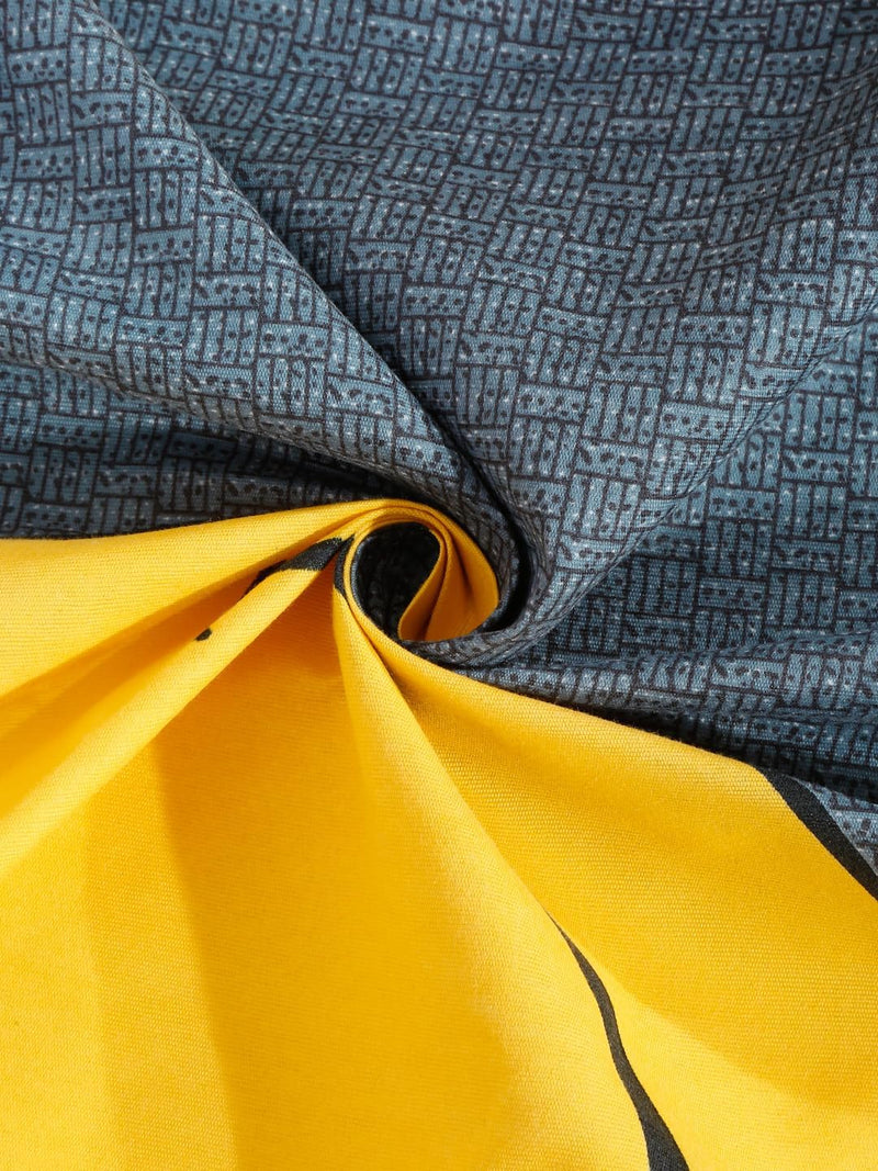 Fashion String 144TC Nature Embrace Lush Green Single Bedsheet with 1 Pillow Cover