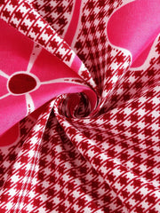 Fashion String 144TC Nature Embrace Lush Green Single Bedsheet with 1 Pillow Cover