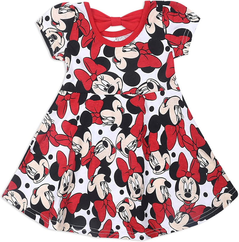Disney baby-girls Disney Girl's 3-pack Minnie Mouse Short Sleeve Dress and Bloomer Set Disney Girl's 3-Pack Minnie Mouse Short Sleeve Dress and Bloomer Set