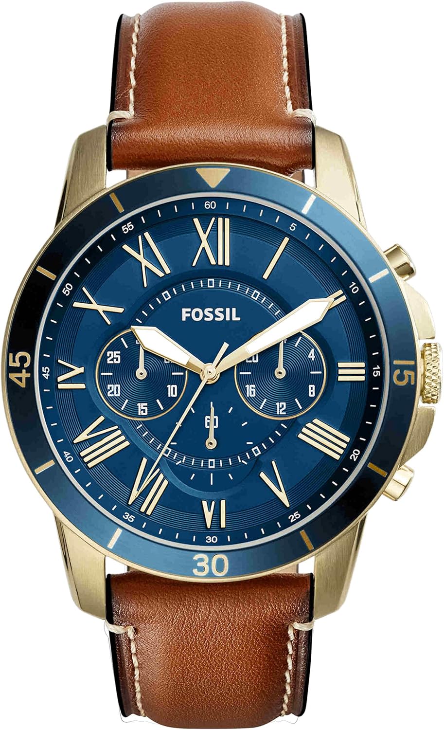 Leather Mens Quartz Watch β image 4