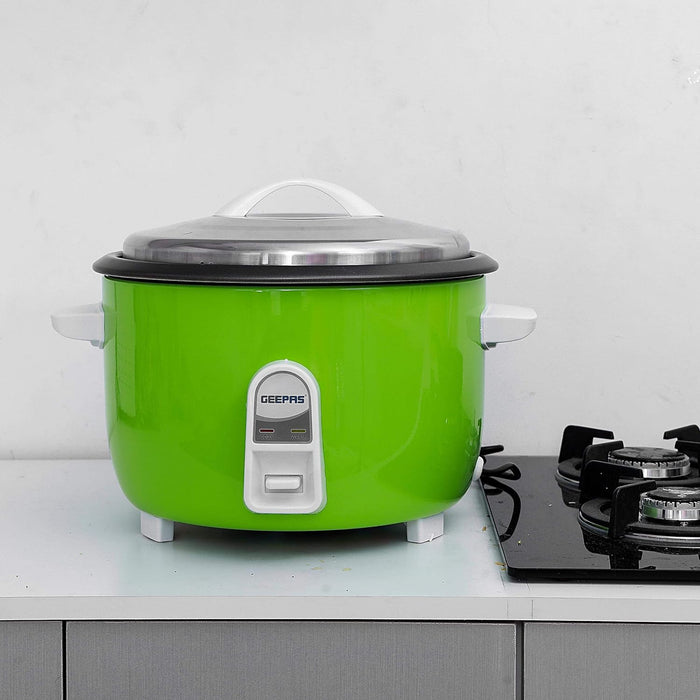Geepas 4.2L Electric Rice Cooker 1600W - Automatic Cooking, One Touch Operation | Make Rice, Steam Healthy Food & Vegetables | 2 Years Warranty
