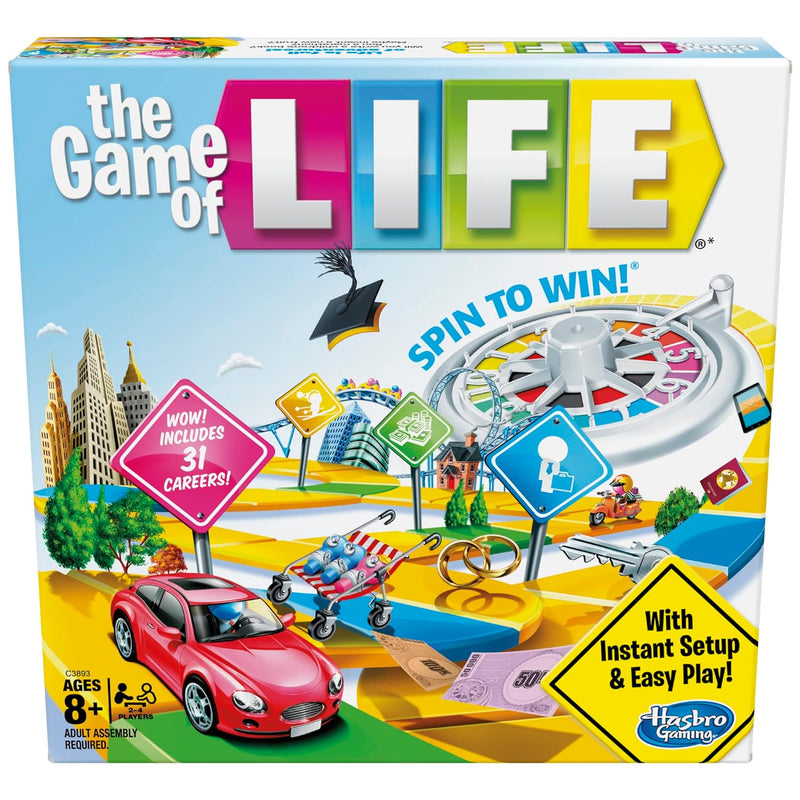Hasbro Gaming The Game of Life Board Game Ages 8 & Up (Amazon Exclusive)