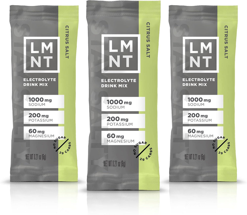 Drink LMNT Keto Electrolyte Powder Packs Paleo Hydration Powder Sugar-free, Artificial Free Raw Flavourless 30 Sticks Pack