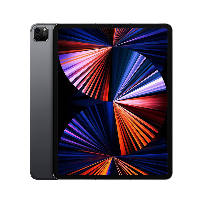 Apple 2021 iPad Pro (12.9-inch, Wi-Fi Cellular, 256GB) - Space Grey (5th Generation) (Renewed)