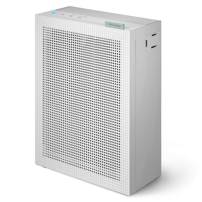 COWAY Air Purifier for Large Home Bedroom 1,035ft², Long-life 3-in-1 Filter, GreenHEPA, Air Quality Monitor, Auto Mode, Removes 99.99% Pet, Dust, Odours, Allergies, Quiet 20db sleep mode, AM-150 White