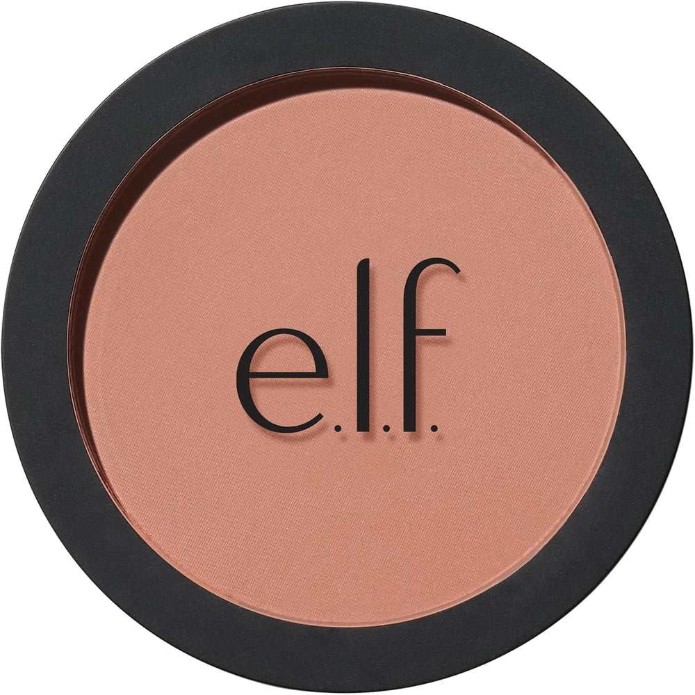 e.l.f. Primer-Infused Blush, Long Lasting & Budge-Free Makeup, Lightweight Feel & Medium Coverage, Always Rosy