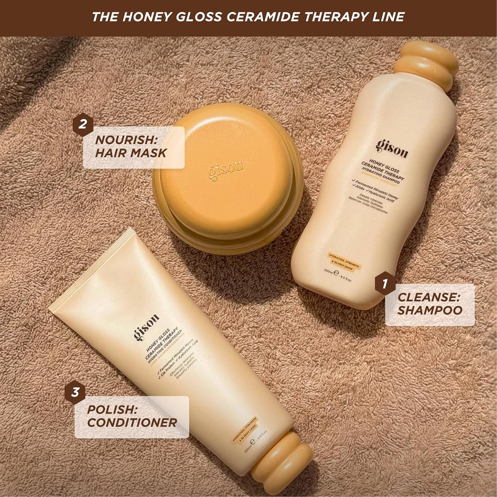 Gisou Honey Gloss Ceramide Therapy Hydrating Shampoo - 250ml