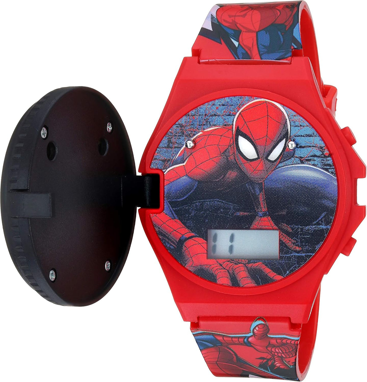 Accutime Kids Marvel Spider-Man Digital Quartz Plastic Watch for Boys & Girls with LCD Display β image 2