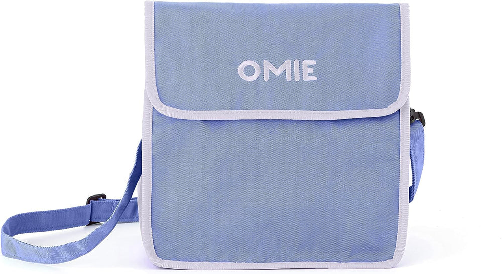 OmieBox Lunch Bag - Washable, Foldable, Durable, WaterResistant Fabric with Interior Pocket and External Bottle Holder.