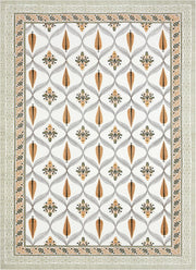 BLOCKS OF INDIA 200TC Diwan Set Cotton 8 Piece | Deewan Printed Bedsheet Sets for Living Room Hall (Set of 8 Piece, 1-Bed Sheet | 2-Bolster Cover | 5-Cushion Cover (Color 25)