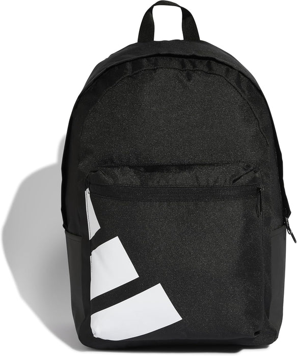 adidas Classic Back-to-School Badge of Sport Backpack, Recycled Polyester, Black