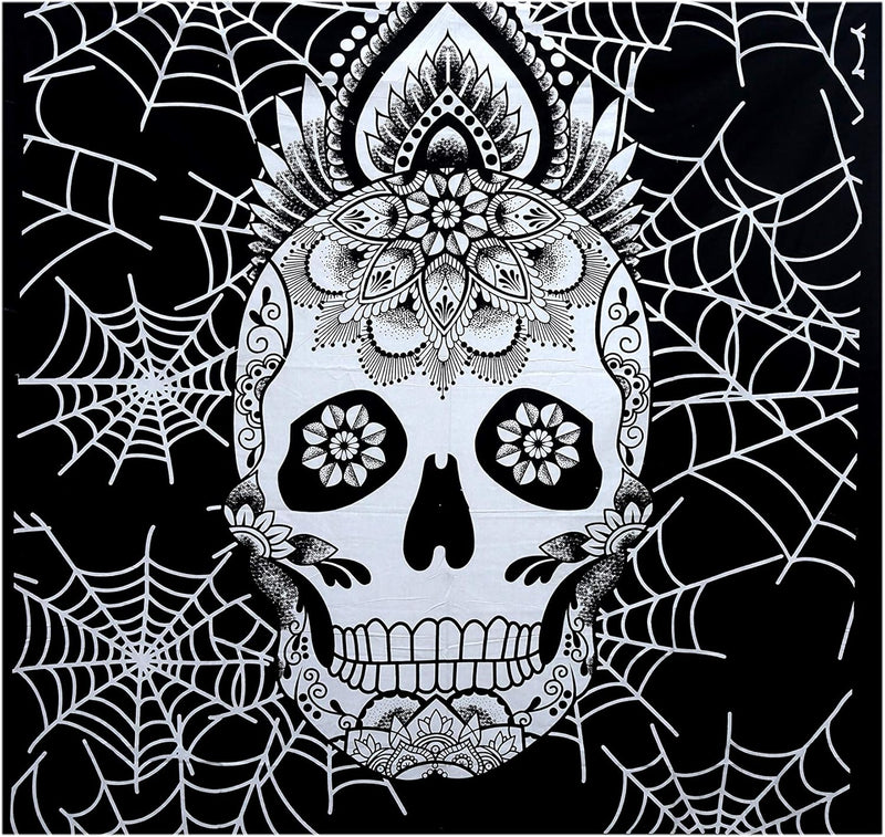 Trade Star Mandala bedsheet Indian Bedsheet Large Table Cloth Picnic Mat Bohemian Wall Hanging Bedcover Long Bedspread Vertical Wall Hanging Wall Background Sheet Wall Tapestry (Pattern 17)